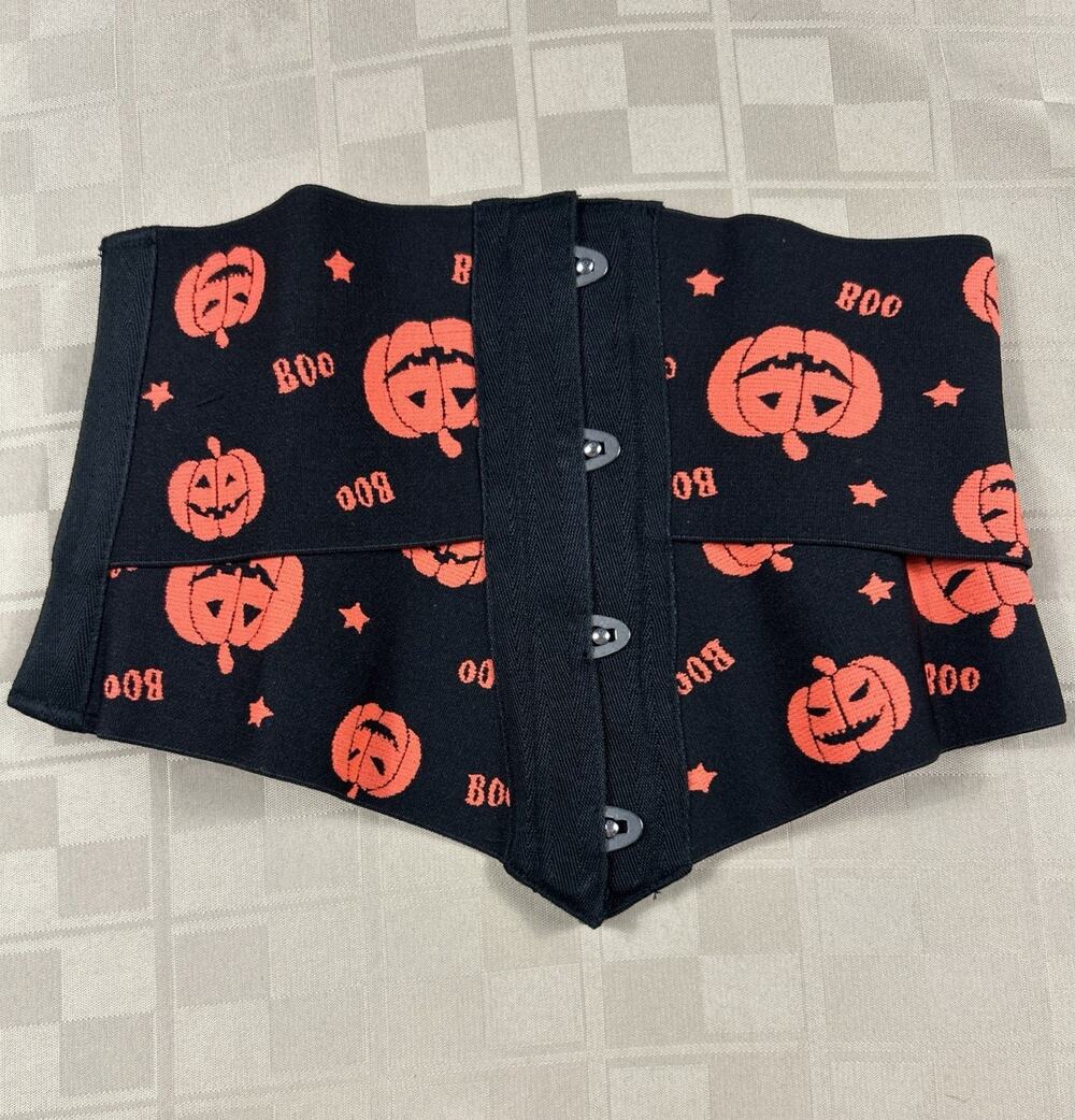 Jack-O-Lantern Corset | S/M | Orange & Black